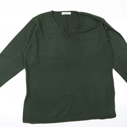 alexara Womens Green   Pullover Jumper Size L
