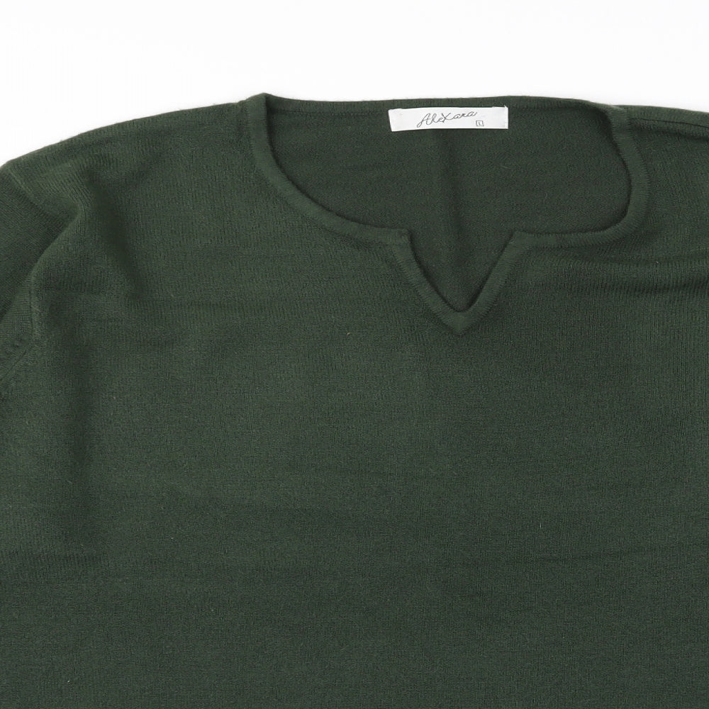 alexara Womens Green   Pullover Jumper Size L