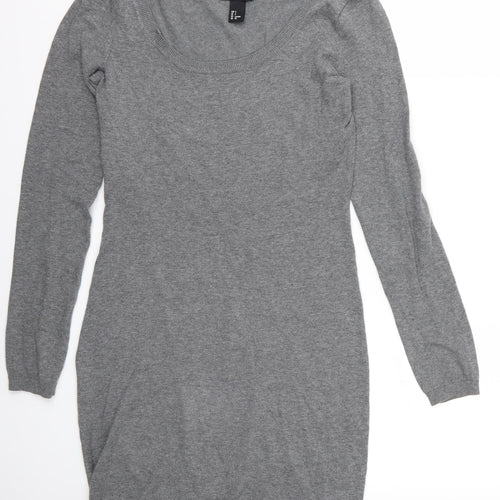 H&M Womens Grey   Pullover Jumper Size S