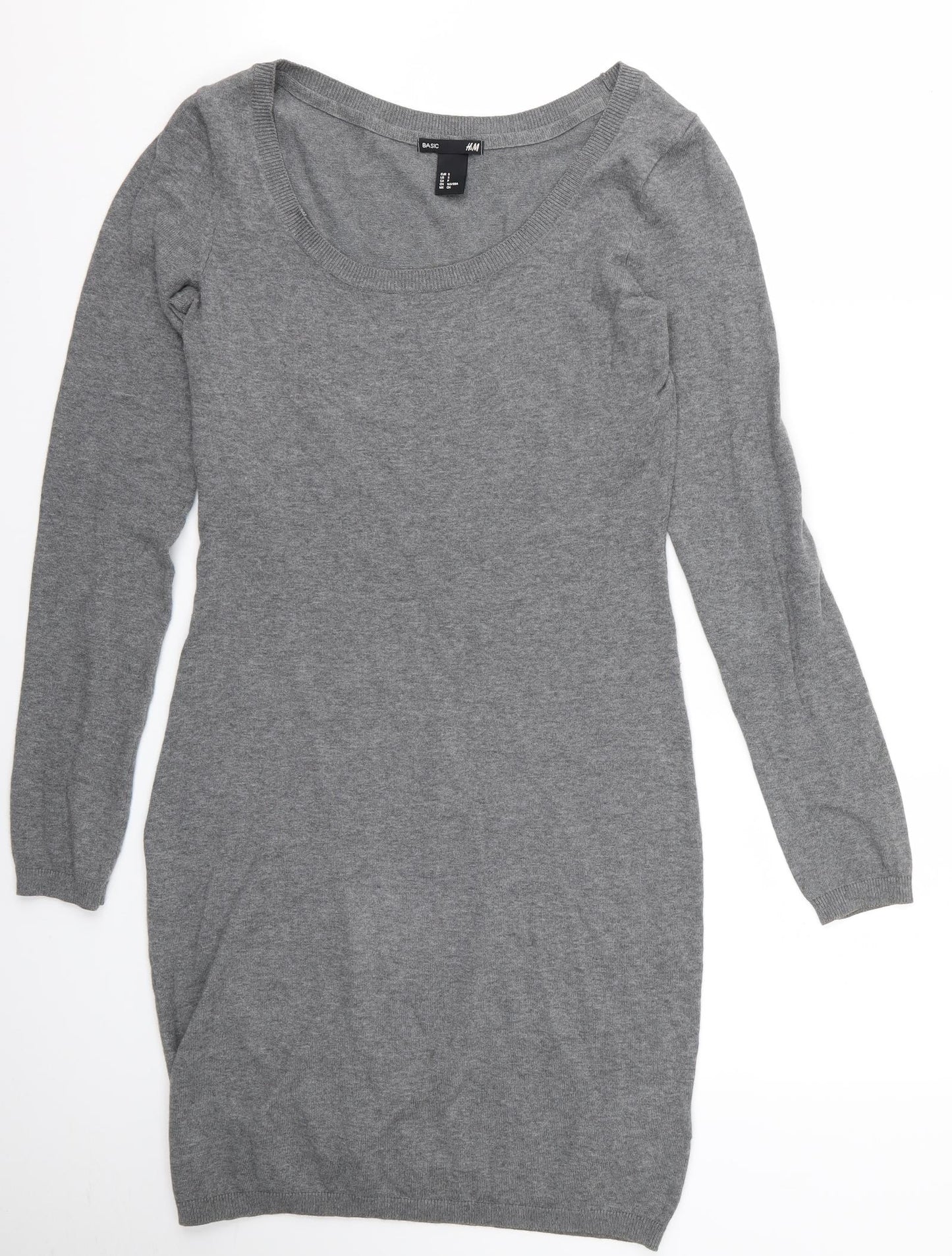 H&M Womens Grey   Pullover Jumper Size S