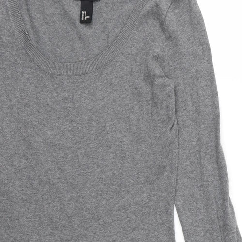 H&M Womens Grey   Pullover Jumper Size S