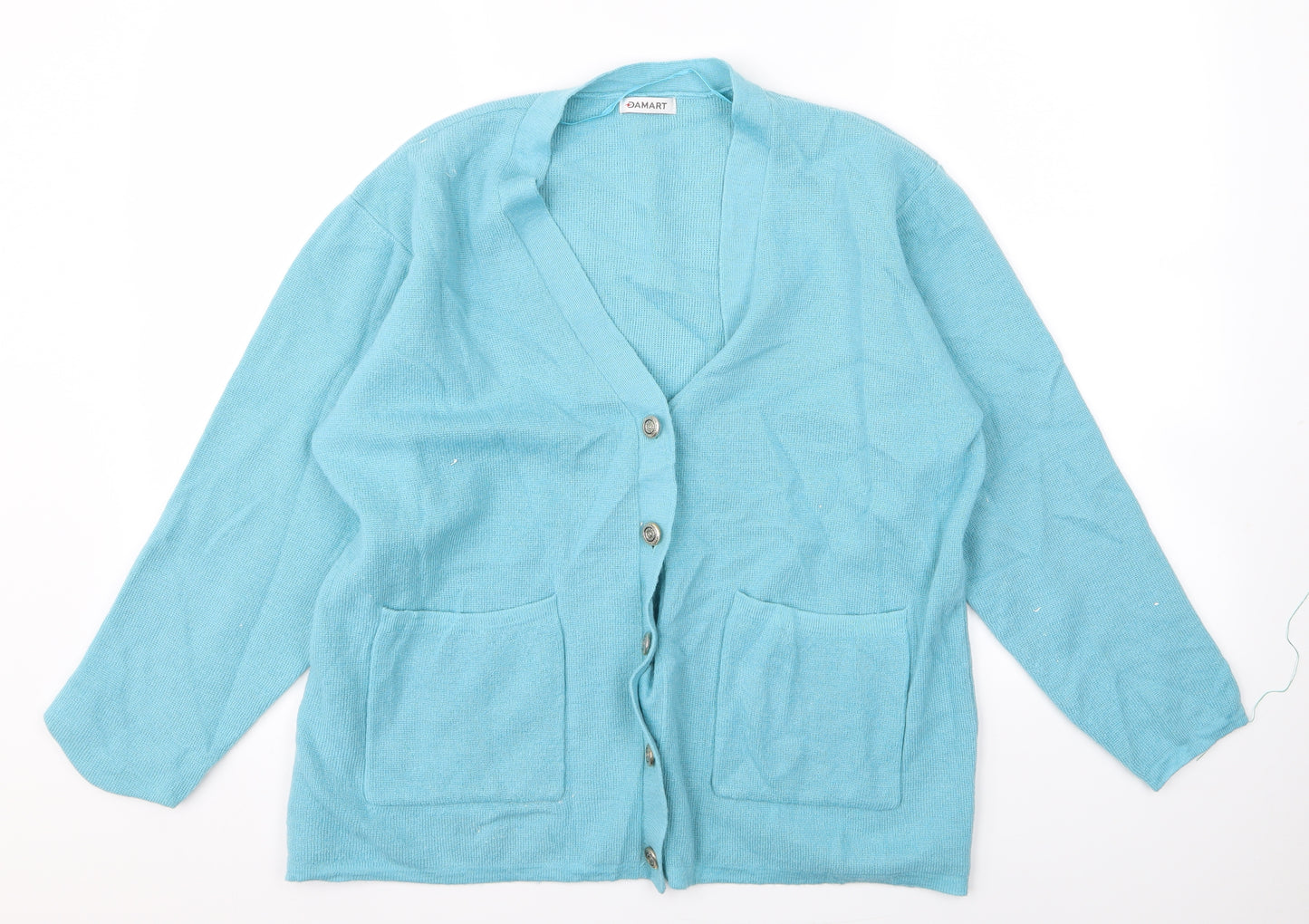 demart Womens Blue   Cardigan Jumper Size L