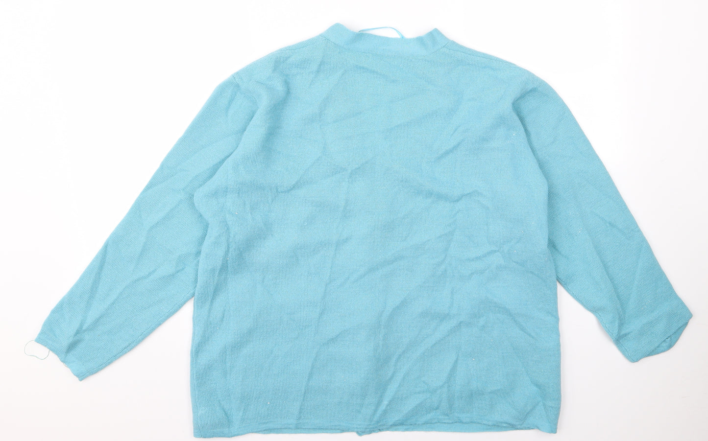 demart Womens Blue   Cardigan Jumper Size L
