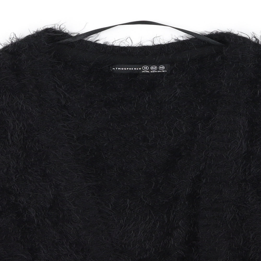 Atmosphere Womens Black   Cardigan Jumper Size 14