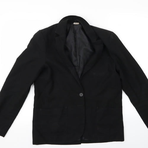 George Girls Black   Jacket  Size 15 Years