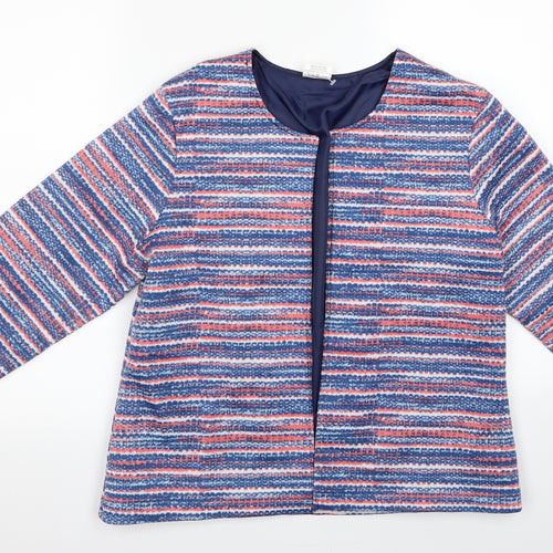 Anne De Lancay Womens Multicoloured Striped  Jacket  Size M