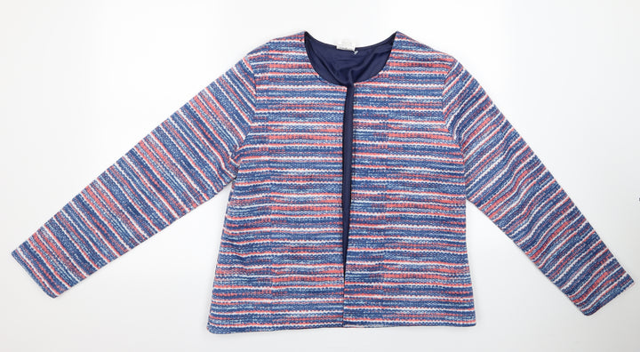 Anne De Lancay Womens Multicoloured Striped  Jacket  Size M