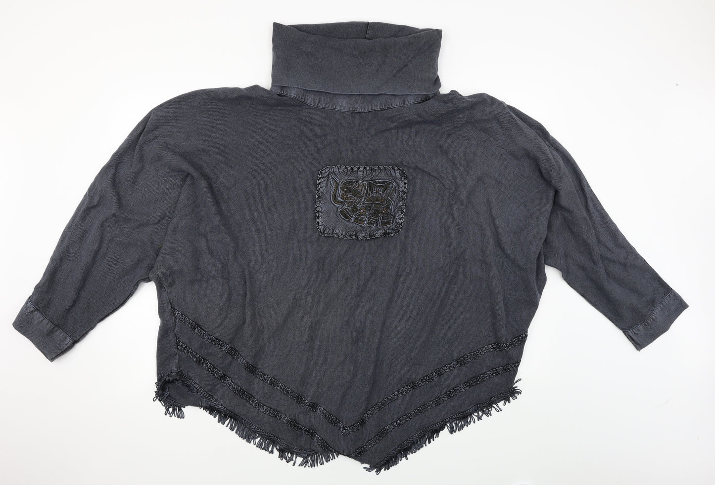 clubhouze Womens Grey   Pullover Jumper One Size
