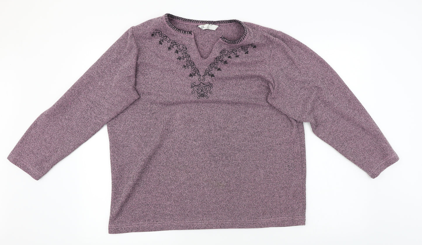 BHS Womens Pink   Pullover Jumper Size 14