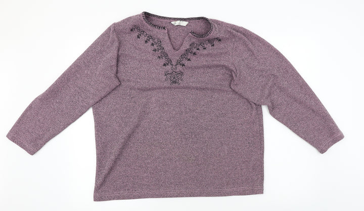 BHS Womens Pink   Pullover Jumper Size 14