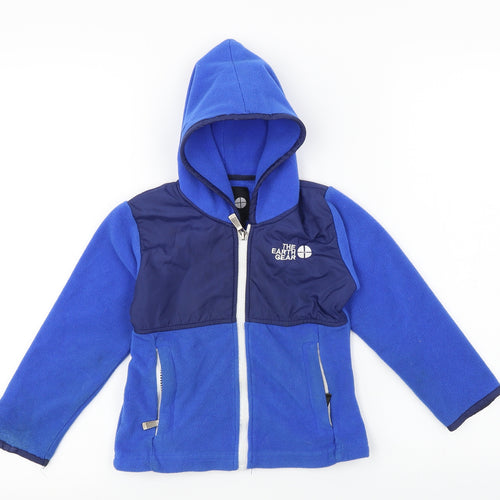 THE EARTH GEAR Boys Blue   Basic Coat Coat Size 2 Years