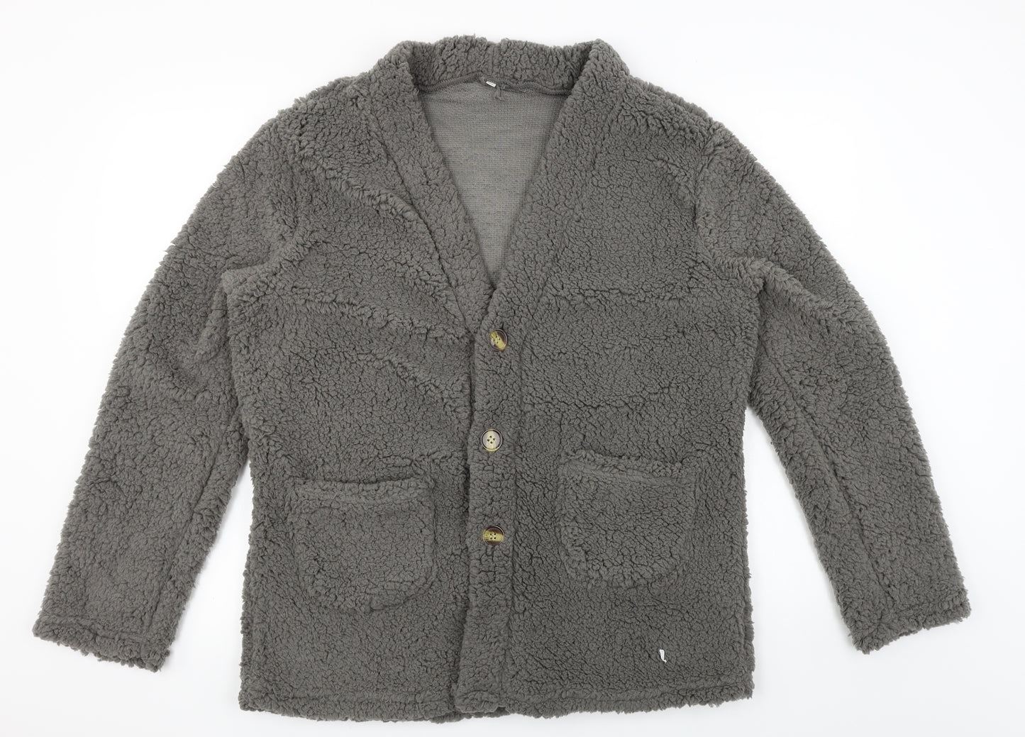 Preworn Womens Grey   Cardigan Jumper Size XL
