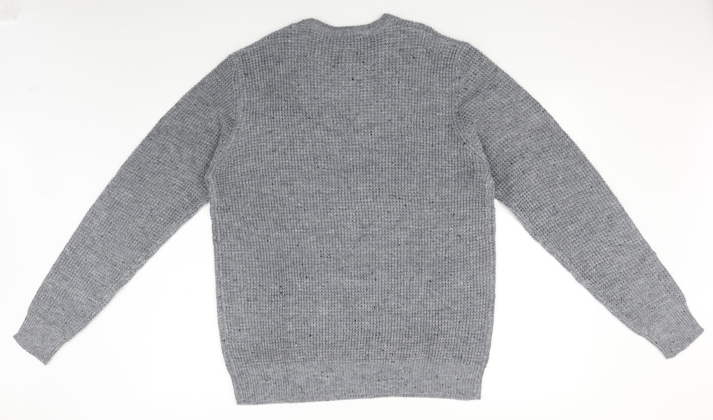 Cedar Wood State Mens Grey   Pullover Jumper Size L