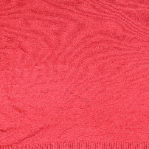 Dorothy Perkins Womens Red   Pullover Jumper Size 14  - bows on sleeves