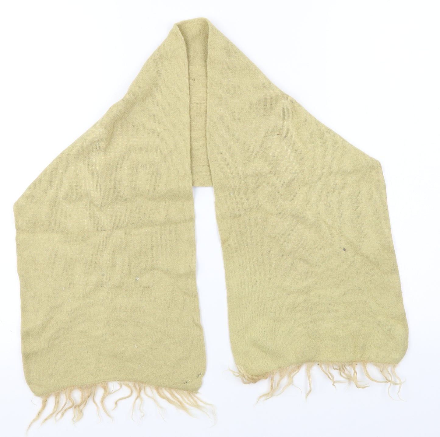 Preworn Unisex Yellow    Scarf