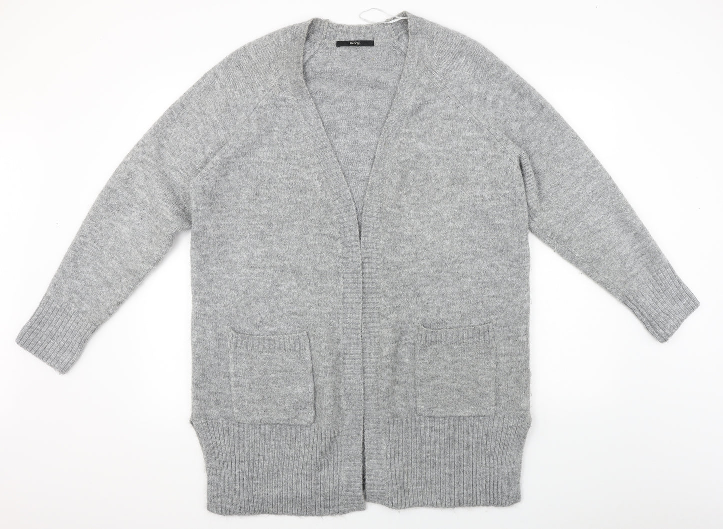 George Womens Grey   Cardigan Jumper Size M