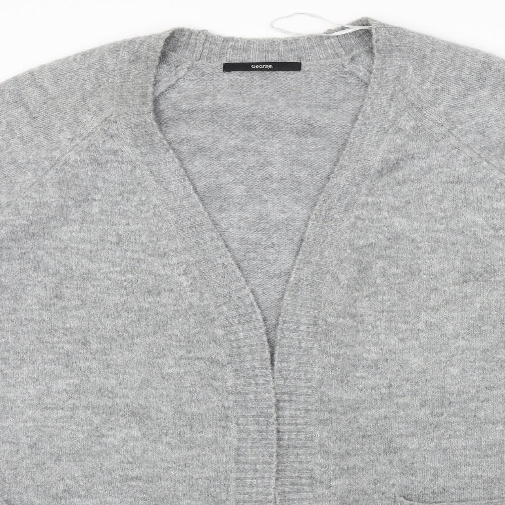 George Womens Grey   Cardigan Jumper Size M