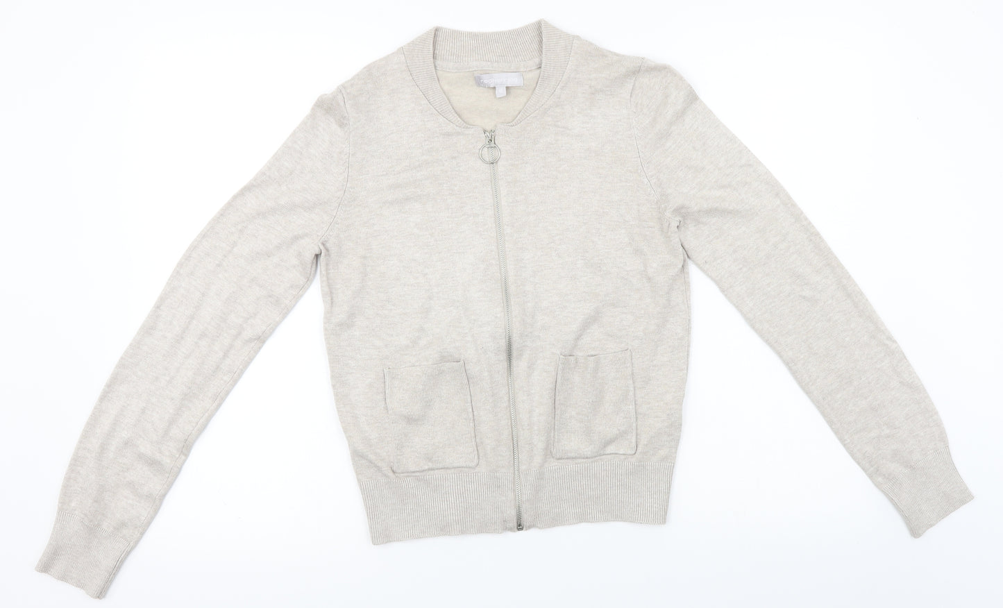 Red Herring Womens Grey   Full Zip Jumper Size 10