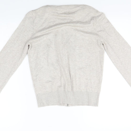 Red Herring Womens Grey   Full Zip Jumper Size 10