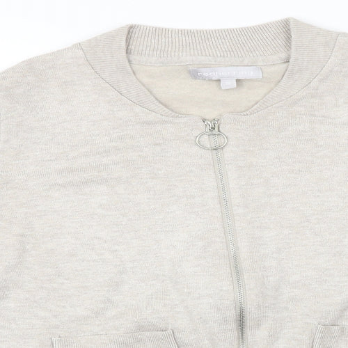 Red Herring Womens Grey   Full Zip Jumper Size 10