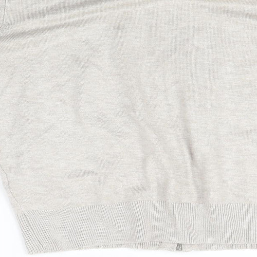 Red Herring Womens Grey   Full Zip Jumper Size 10
