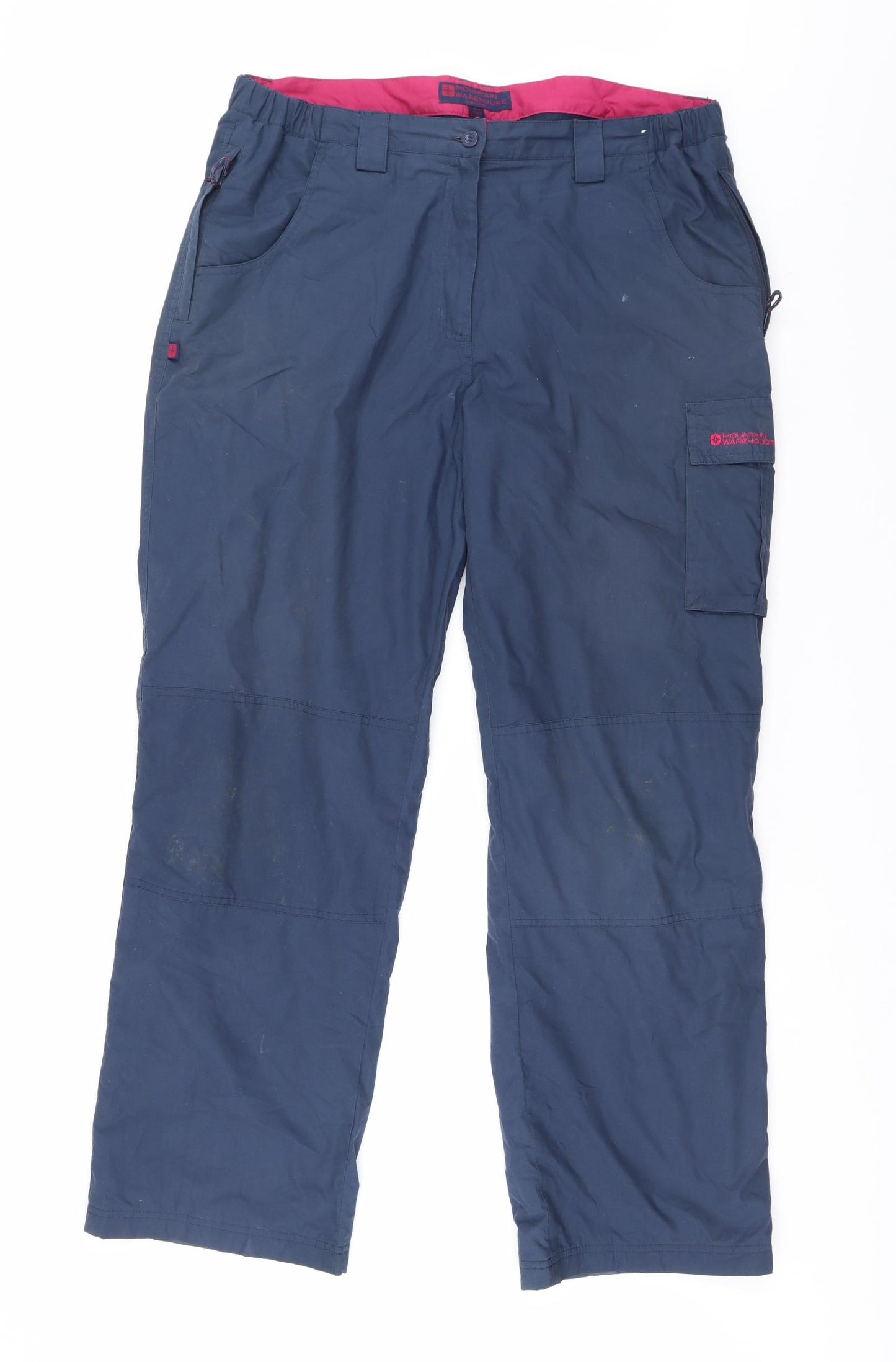 moutain warehouse Womens Blue   Rain Trousers Trousers Size 16 L30.5 in