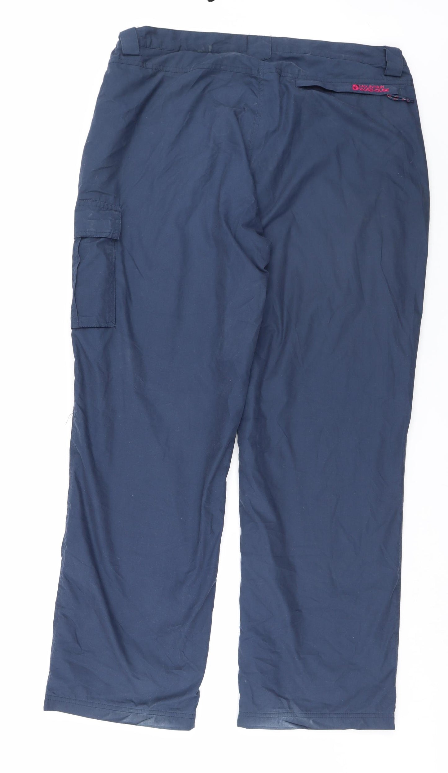 moutain warehouse Womens Blue   Rain Trousers Trousers Size 16 L30.5 in