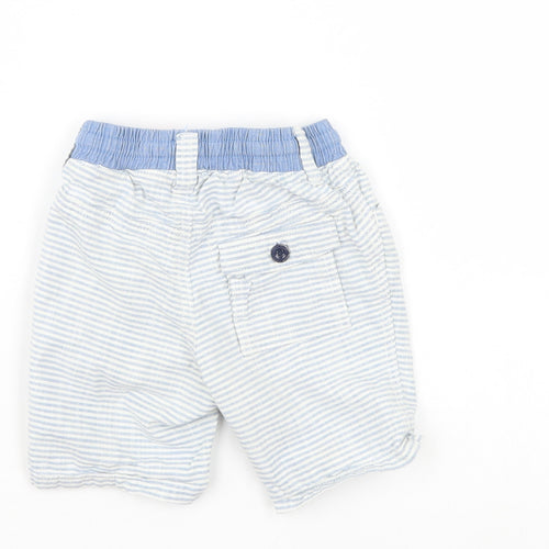 label of graded goods  Blue Striped  Track Pants Jeans Size 3-6 Months