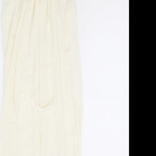 H&M Womens White   T-Shirt Dress  Size 10