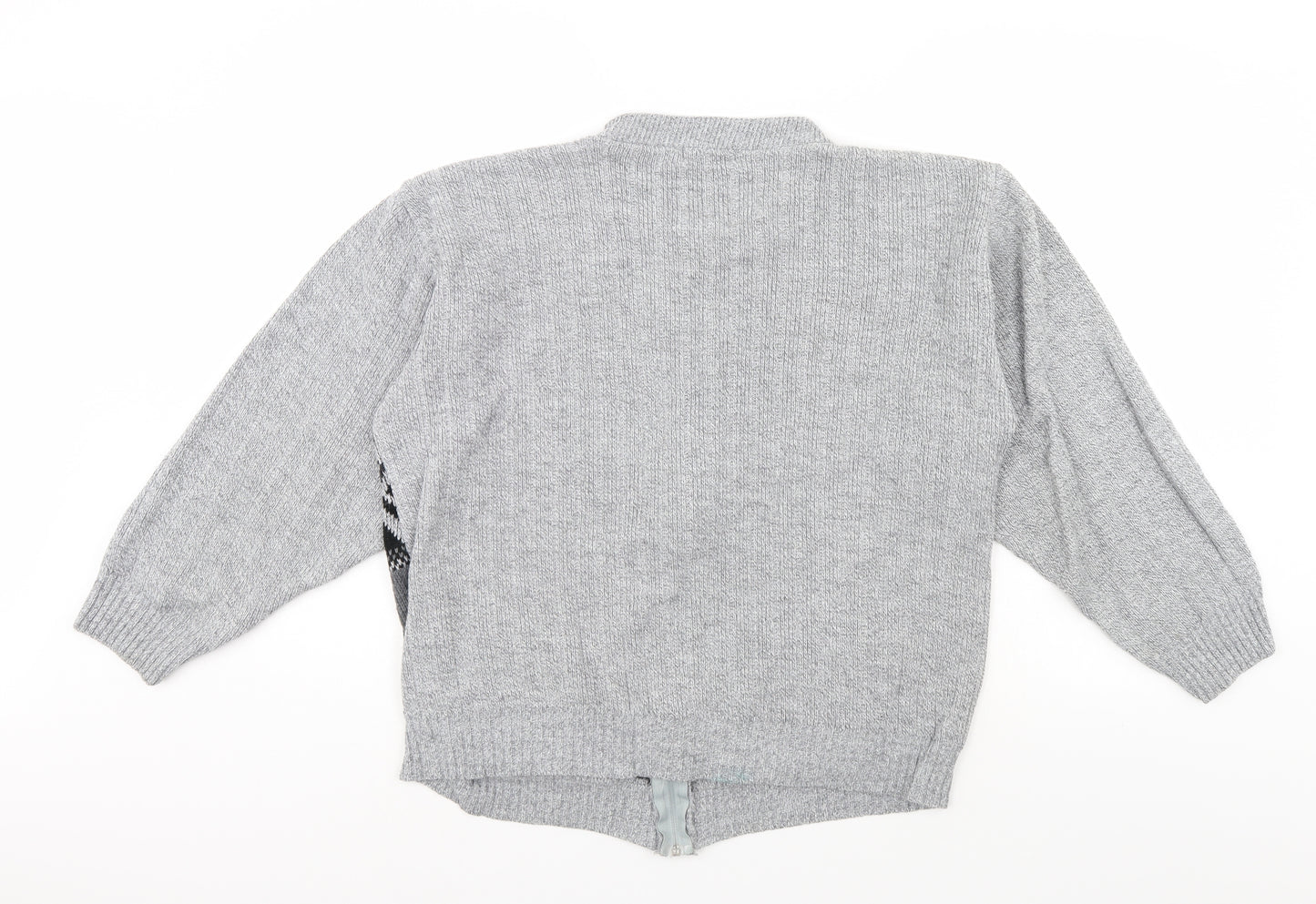 fab Mens Grey   Pullover Jumper Size M