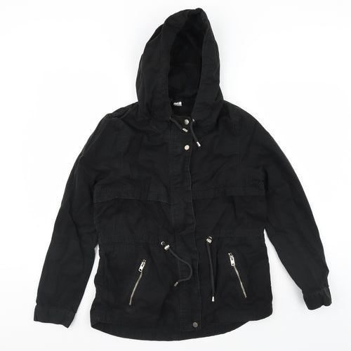 Divided Womens Black   Jacket Coat Size 6