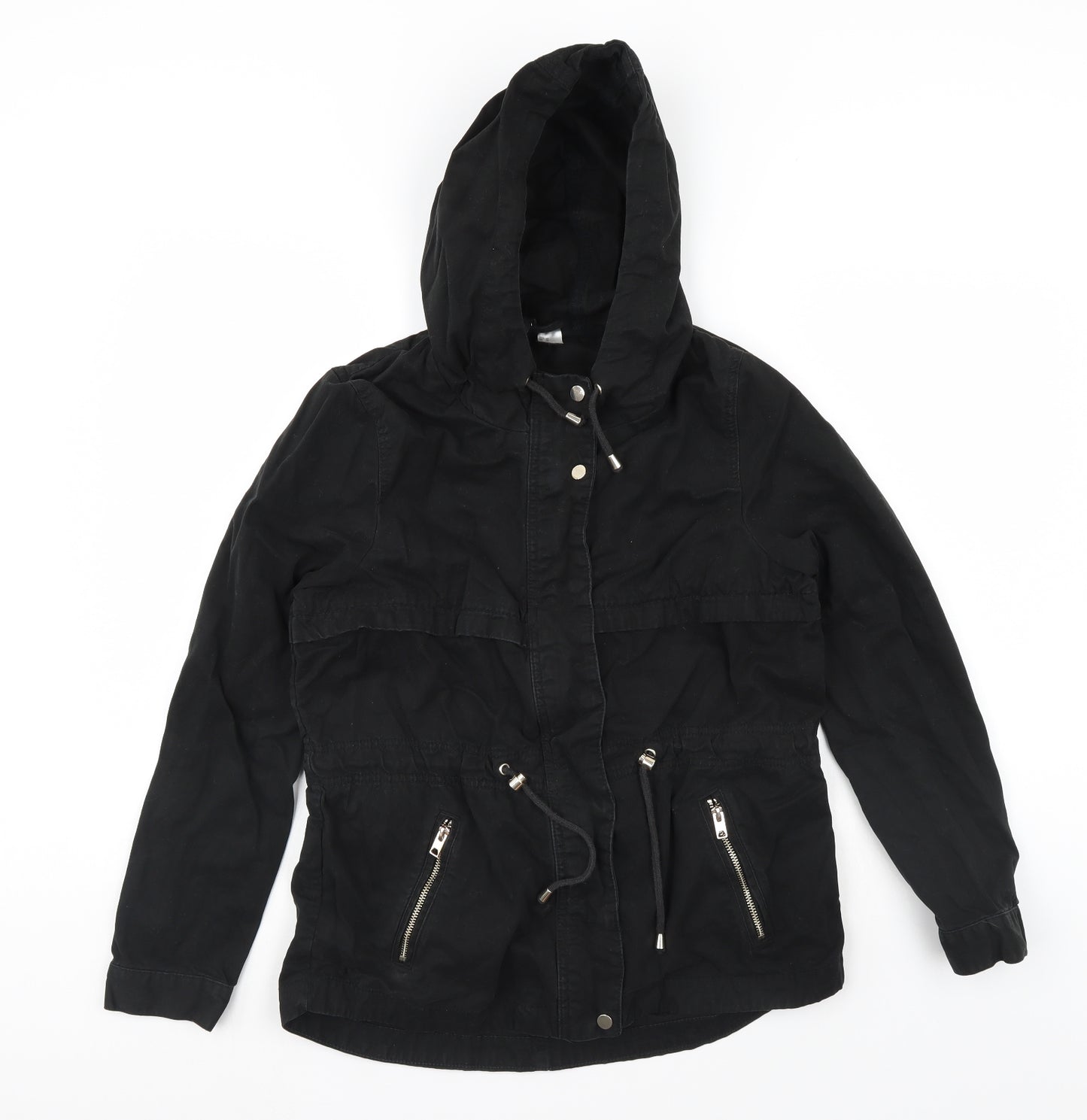 Divided Womens Black   Jacket Coat Size 6