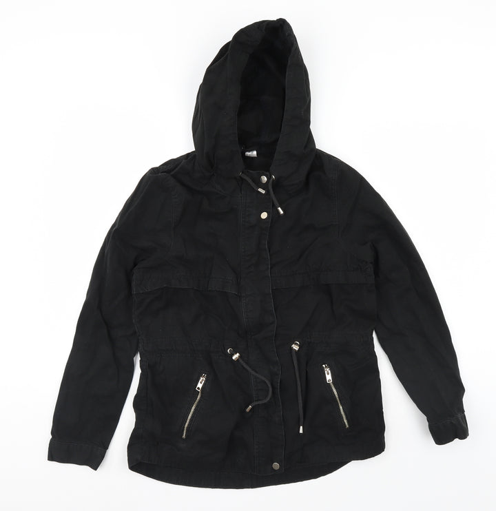 Divided Womens Black   Jacket Coat Size 6