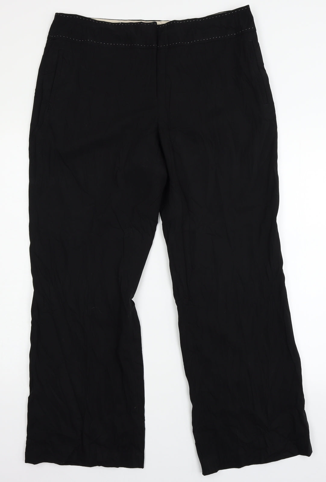 NEXT Womens Black   Dress Pants Trousers Size 16 L28 in