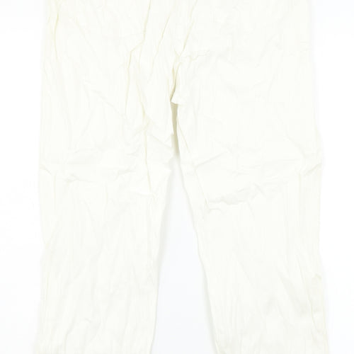 JDV Womens White  Denim Straight Jeans Size 14 L26 in