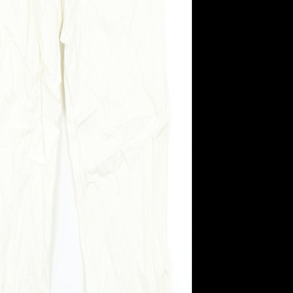 JDV Womens White  Denim Straight Jeans Size 14 L26 in