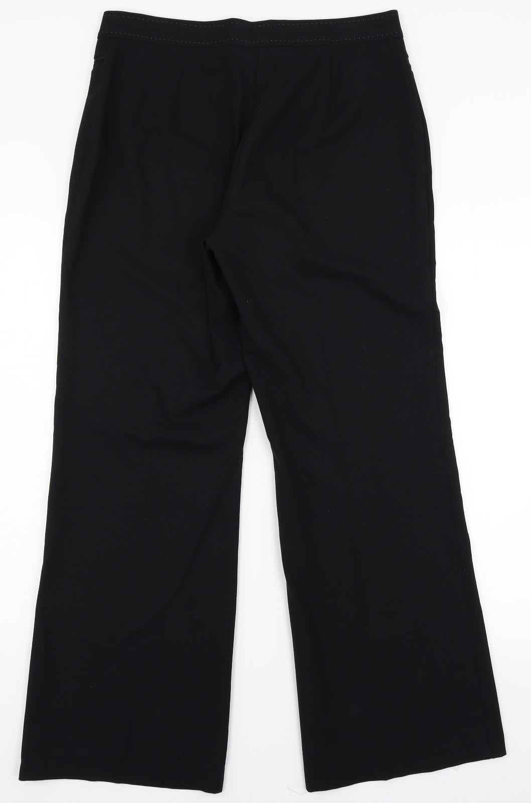 Marks & Spencer Womens Black   Dress Pants Trousers Size 14 L28 in