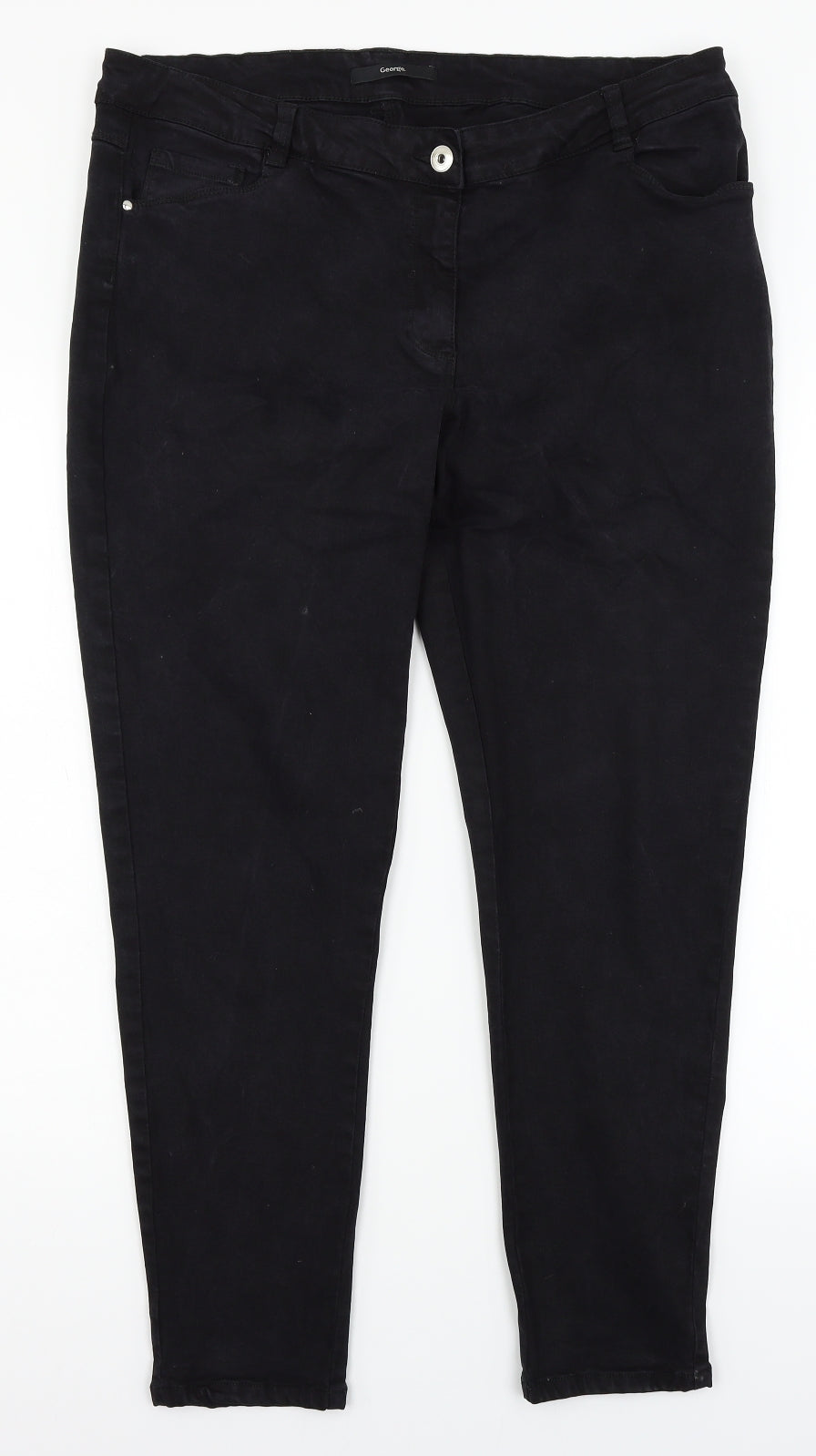 George Womens Black   Jegging Jeans Size 18 L26 in