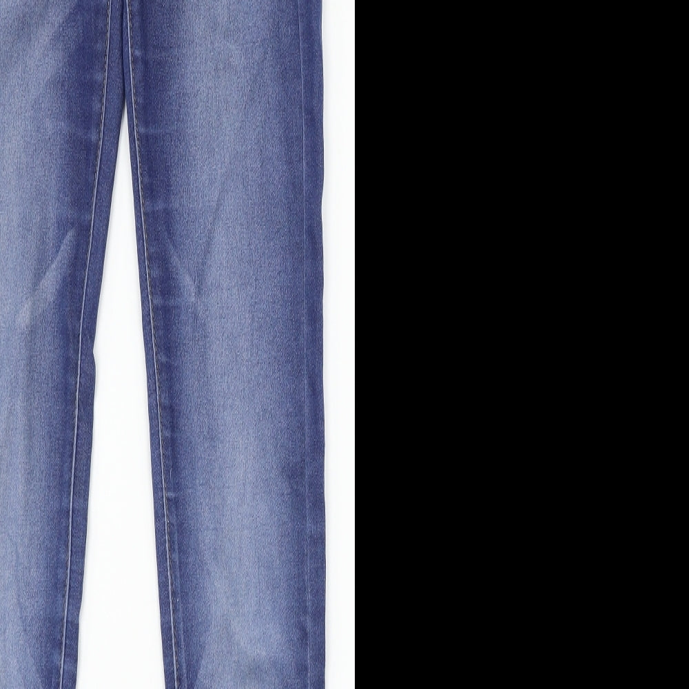 Denim Co. Womens Blue  Denim Jegging Jeans Size 6 L30 in