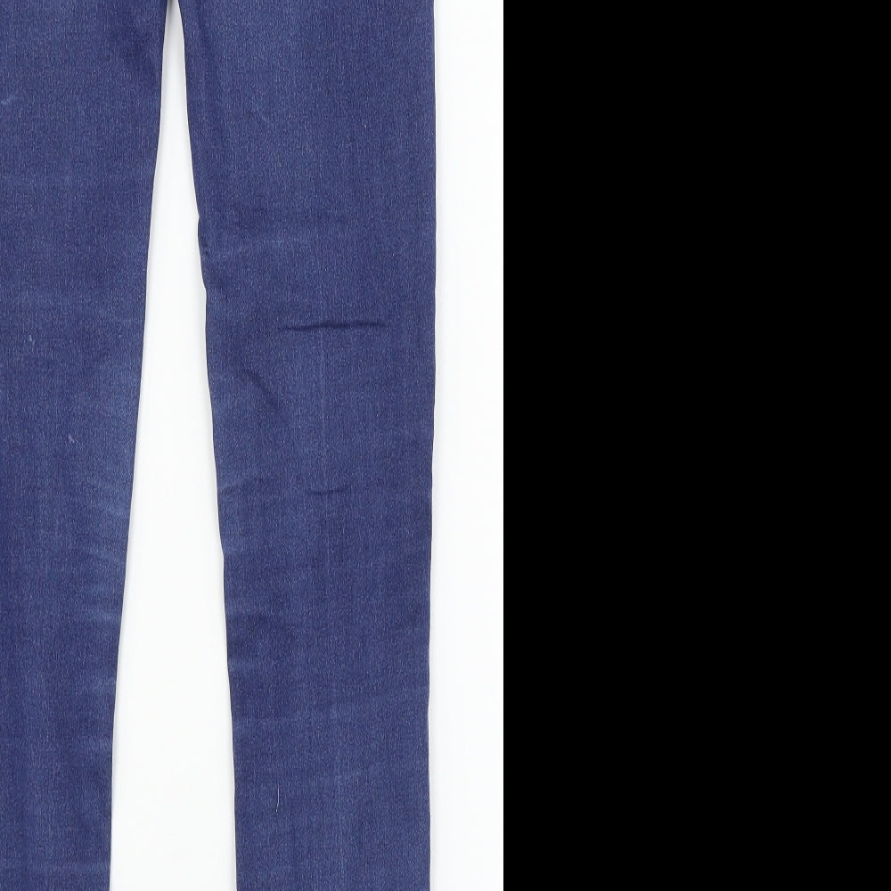 Denim Co. Womens Blue  Denim Jegging Jeans Size 6 L30 in