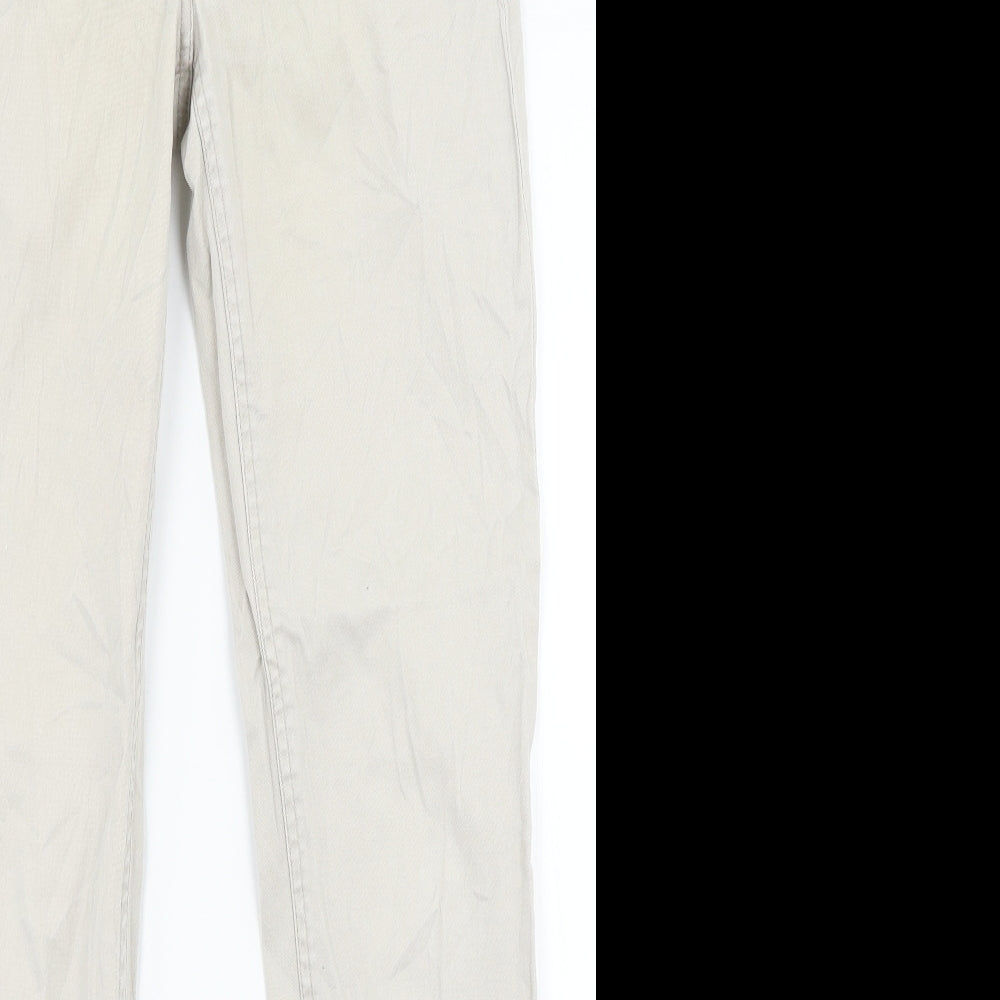 H&M Womens Beige   Trousers  Size 12 L30 in