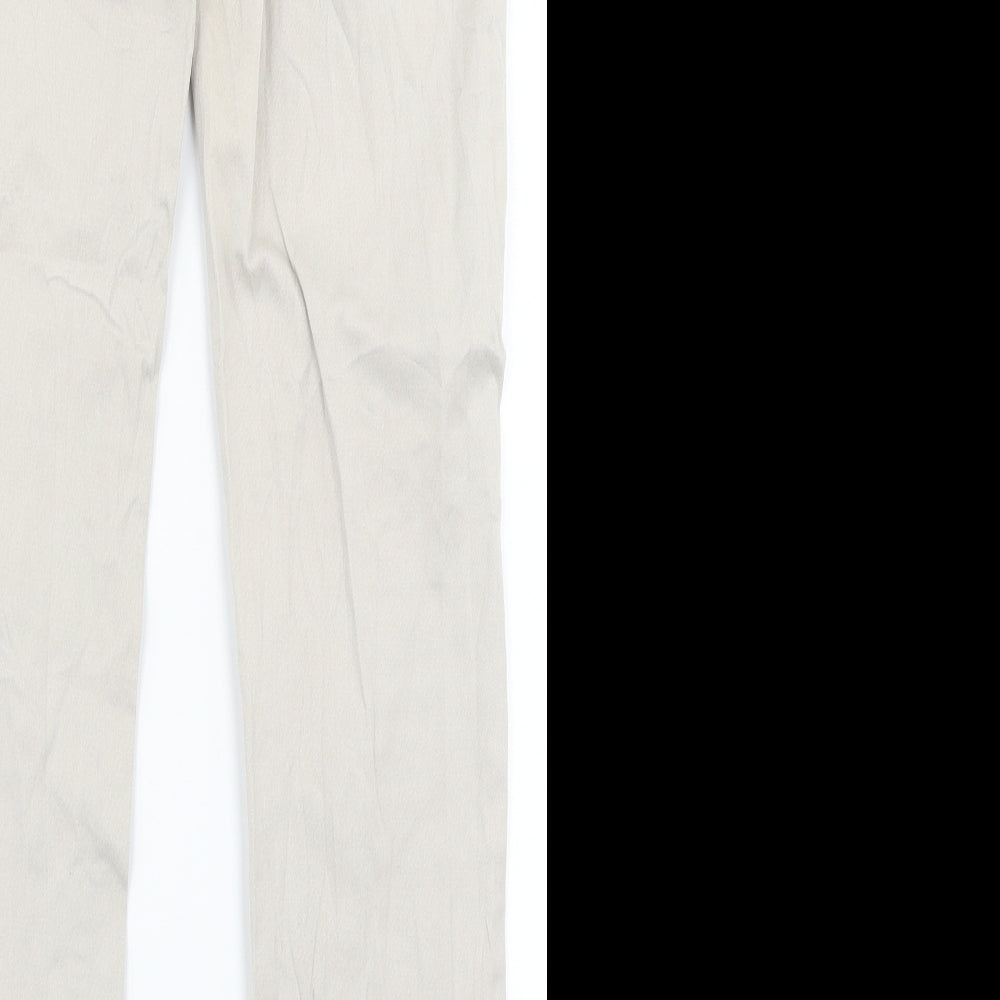 H&M Womens Beige   Trousers  Size 12 L30 in