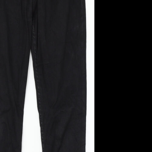 TRF Denim Womens Black  Denim Straight Jeans Size 12 L28 in
