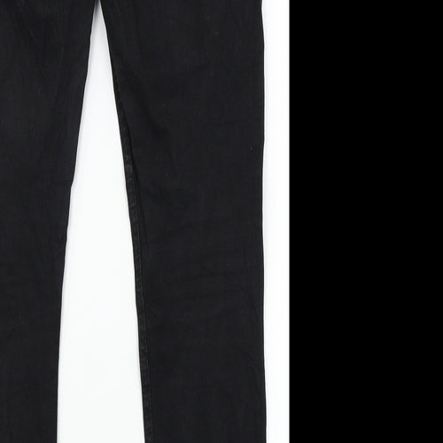 TRF Denim Womens Black  Denim Straight Jeans Size 12 L28 in