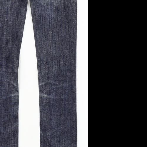 Only Womens Blue  Denim Straight Jeans Size 26 L32 in