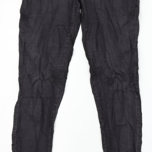Denim Co. Womens Black  Denim Skinny Jeans Size 12 L29 in