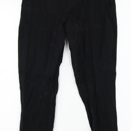 Marks & Spencer Womens Black   Trousers  Size 10 L24 in