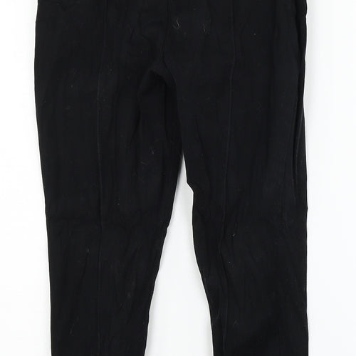 Marks & Spencer Womens Black   Trousers  Size 10 L24 in