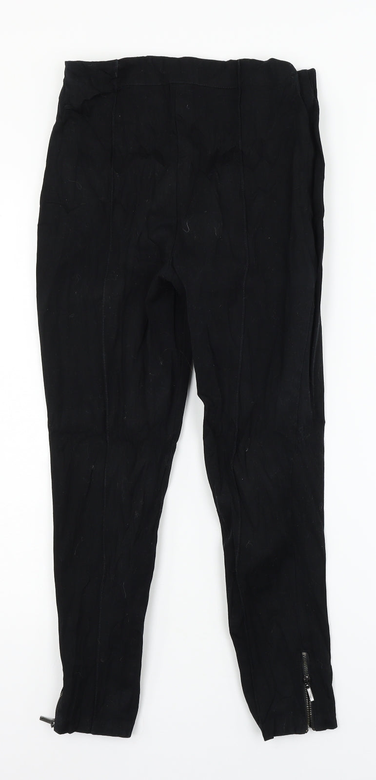 Marks & Spencer Womens Black   Trousers  Size 10 L24 in