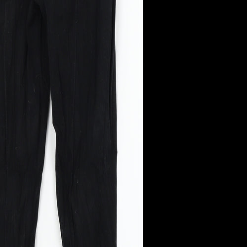 Marks & Spencer Womens Black   Trousers  Size 10 L24 in